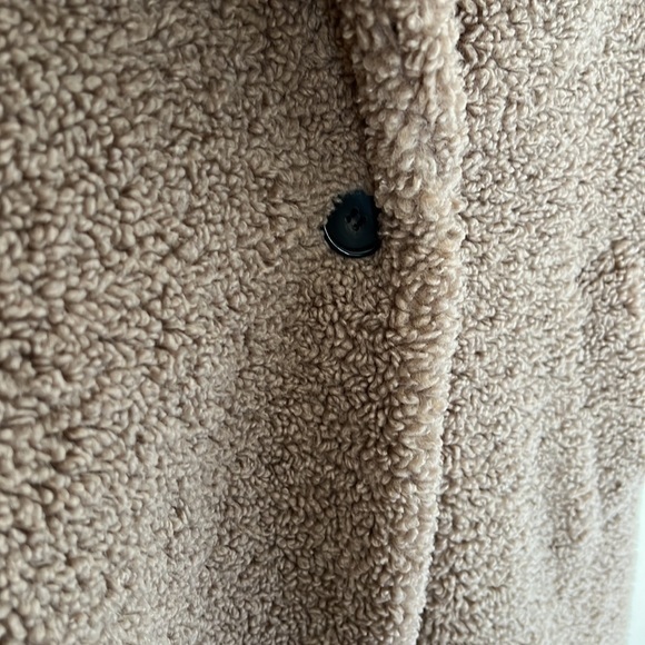Zara tan faux shearling coat - Picture 6 of 12